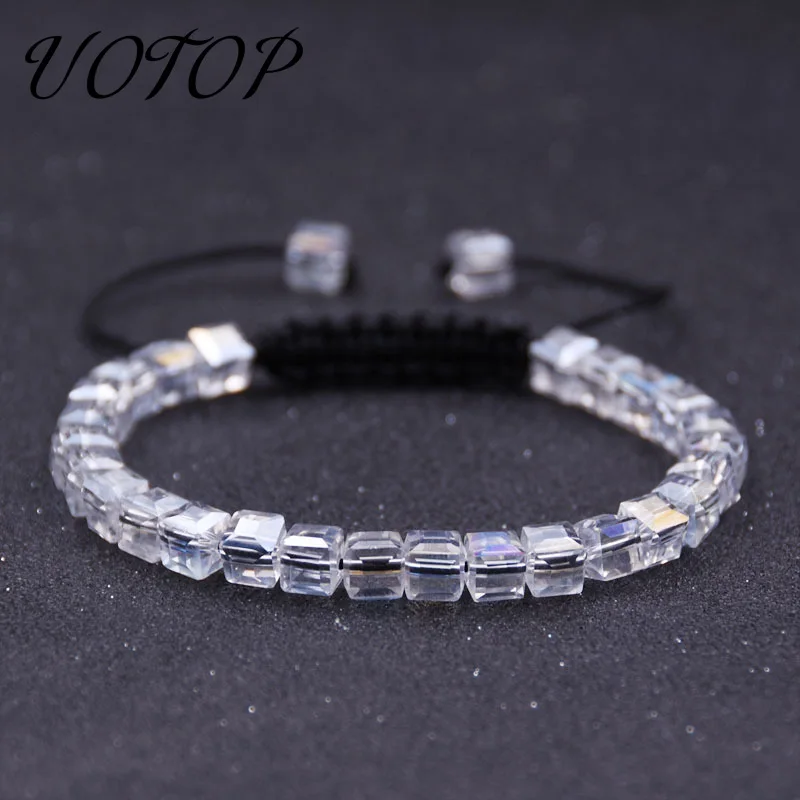 

Ziime 2019 New Anil Arjandas Adjustable Braided Macrame Thread Bracelet Female Red White Green Crystal Beads Bracelets for Women