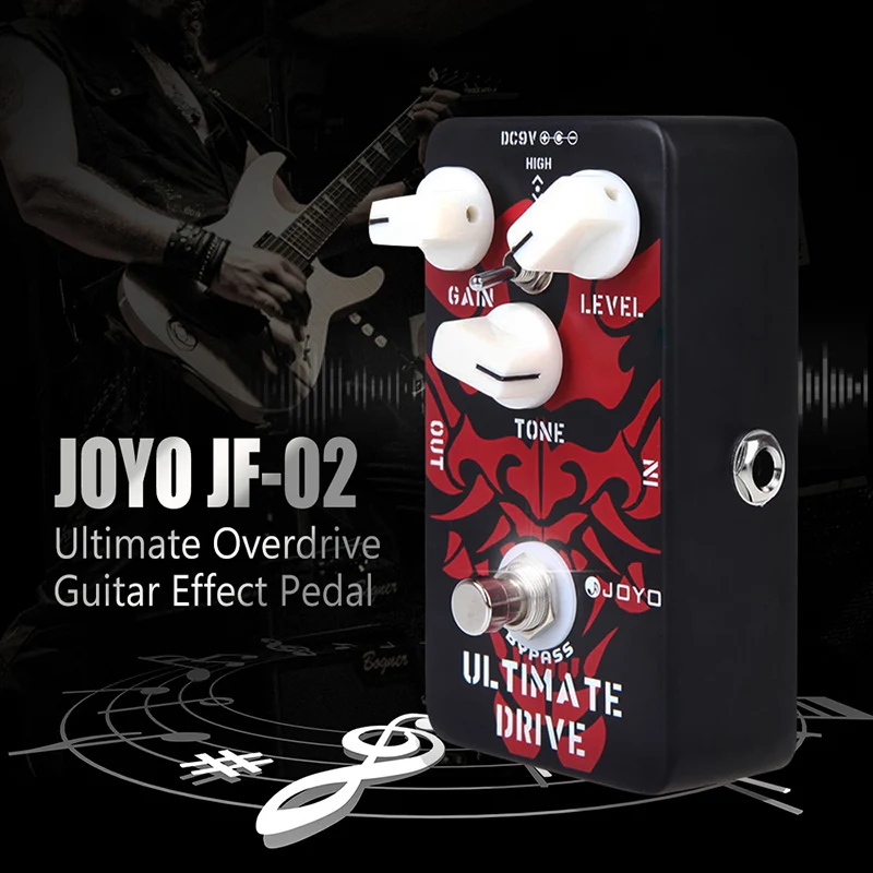 JOYO JF-02 конечная приводная педаль для гитарного эффекта овердрайв