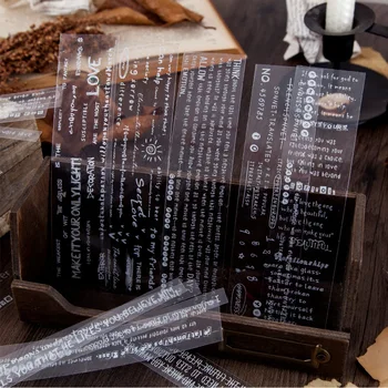 

Alphabet PET Letter Pet Sticker Scrapbooking Planner Laptop Japanese Cycle Toy Cool Doodling Decorative 8 Designs 20pcs/pack