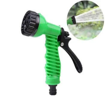 

Fast Shipping 1pc Green 7 Patterns Multi Functional Car Wash Water Gun Variable Sprayers Watering Irrigation Garden Water Gun