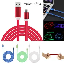 Зарядное устройство для телефона, портативное быстрое зарядное устройство 2.4A, светодиодный светильник, usb-кабель Mircro, проводное быстрое зарядное устройство, кабель для передачи данных для телефона