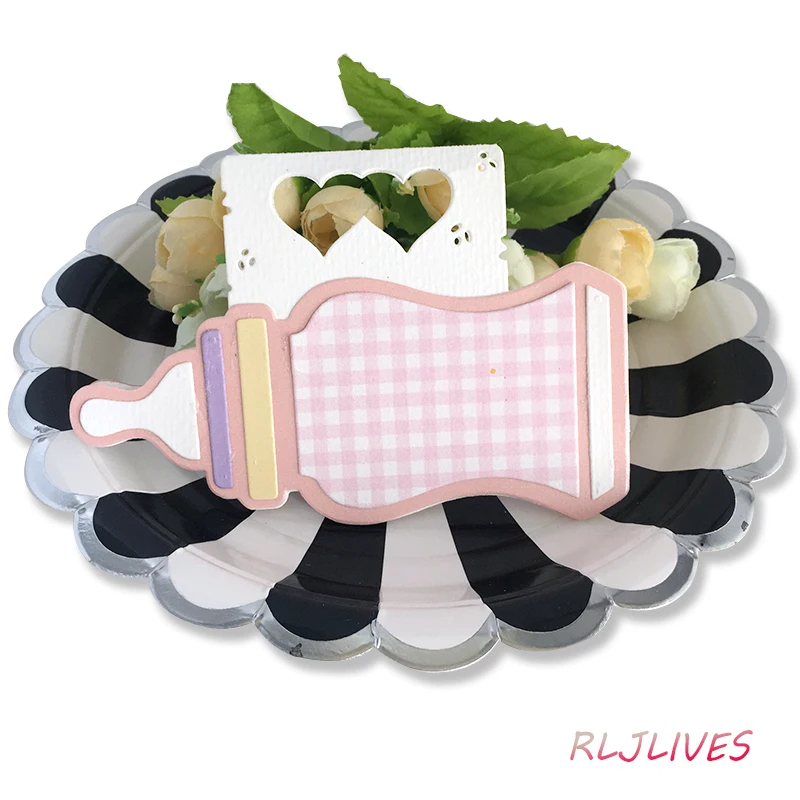 

Baby Bottle Bagtopper Shaker Metal Cutting Dies Stencils for DIY Scrapbooking Stamp album Decorative Embossing DIY Paper Cards