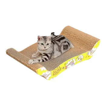 

Cat Scratcher Lounge, Corrugated Cat Scratch Cardboard Couch, Cat Scratch Bed Scratching Lounger Sofa