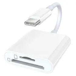 Универсальный usb type-C для SD/TF считыватель карт OTG адаптер для iPad MacBook Pro Смартфон ноутбук