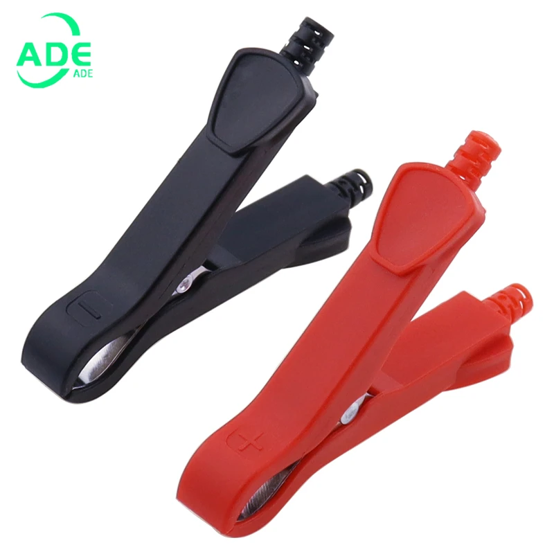 2-Piece 30A Alligator Clip Set – For Jumper Cables, Battery Chargers, 12V Booster Connections