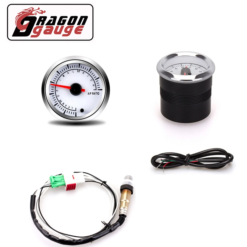 dragon」 52mm Air Fuel Ratio Gauge 7 Colors Change Pointer Display Car Gauge  With Narrowband O2 Oxygen Sensor For 12v Car - Boost Gauges - AliExpress
