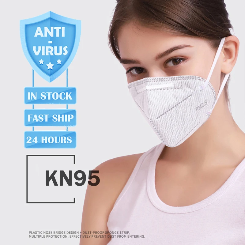 

10PCS KN95 Mask Anti-virus Mouth Face Mask Dust Anti Infection N95 Masks Respirator PM2.5 Same Protective as KF94 FFP2