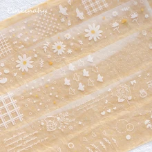 Ретро прозрачный лес пуля журнал декоративные прозрачные васи лента маскирующая лента японские канцелярские наклейки Скрапбукинг