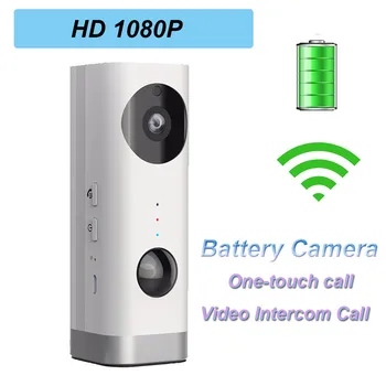 

HD 1080P Rechargeable Camera security Wifi Security Night Vision Two Way Audio Smart Home Security Monitor IR Night Vision