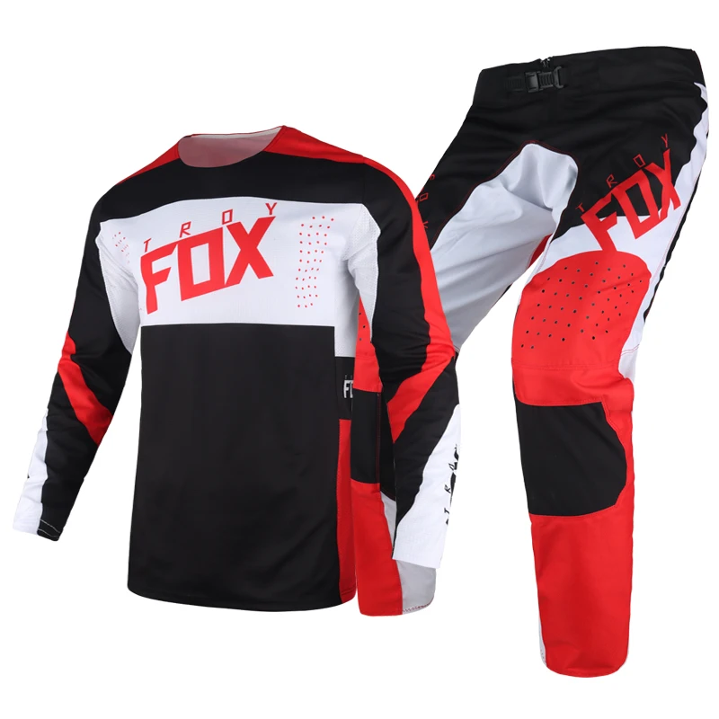 

2022 Motocross MX Jersey Pants Combo For Honda Team Motorbike MTB ATV Bike Offroad Suit Motorcycle Racing Gear Set