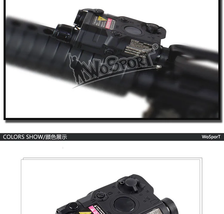 Wosport тактическая армейская полевая походная боец Peq-15 многофункциональная Батарейная коробка в открытом воздухе военный спортивный полный