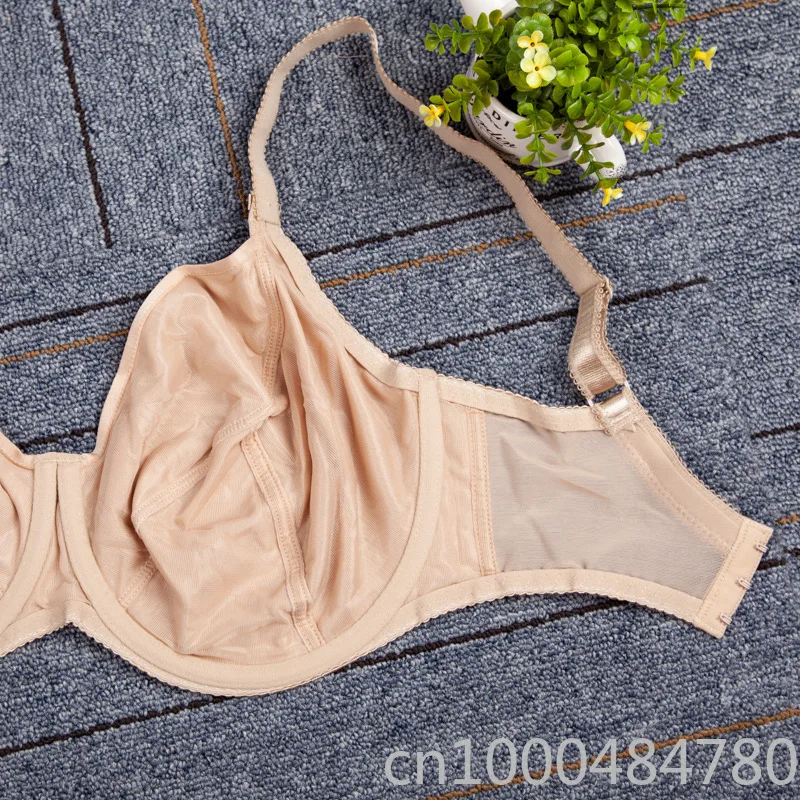 30-42 DD E F FF G GG H J JJ женский бюстгальтер на косточках размера плюс не мягкий ультра тонкий полный охват