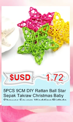 2 см 30 шт Многоцветный ротанговый шар DIY Сепак Мячи takraw домашние украшения& Рождество/День рождения/свадьба украшения детские игрушки