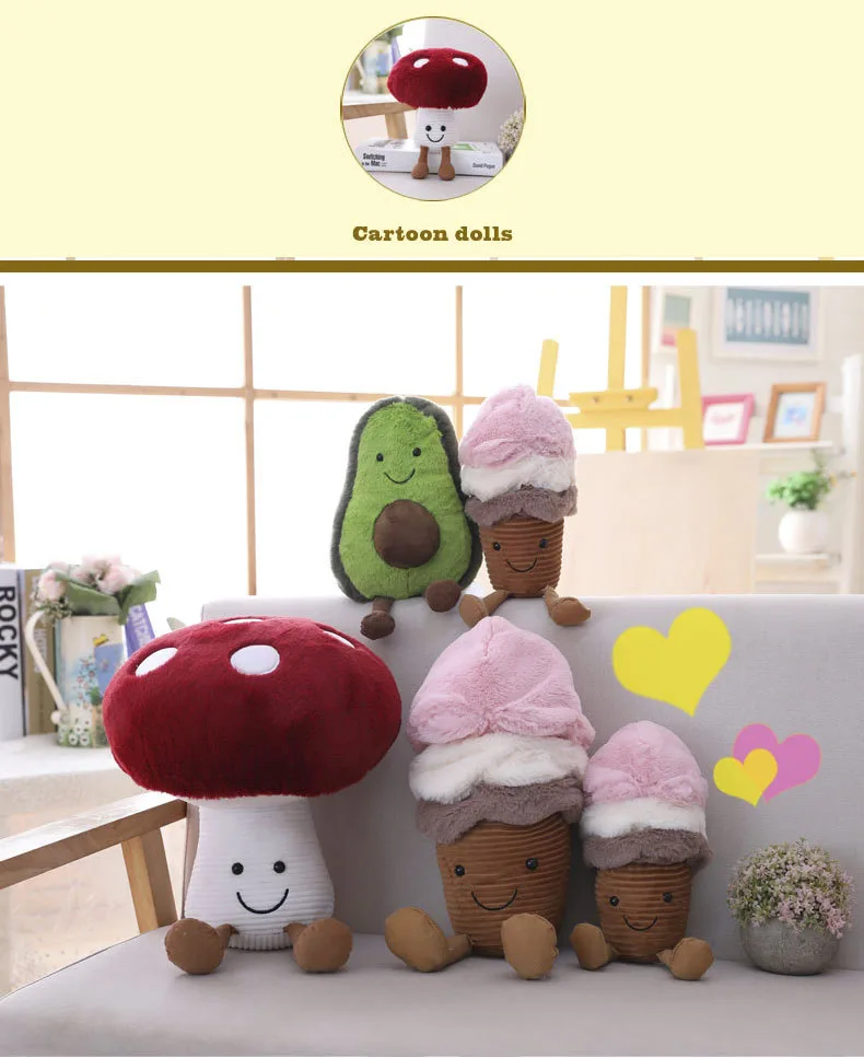 30 см мультфильм овощи плюшевые игрушки для новорожденных девочек милые прелестные куклы дети подарки на день рождения младенцев милые