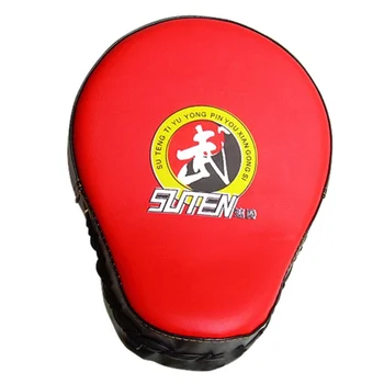

Kick Boxing Gloves Pad Finger-separated PU Leather Curved Punch Hand Protector Fitness Taekwondo Sanda Sportswear Accessories