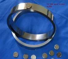 

99.96% Pure Nickel Plate Strap Strip Sheets pure nickel for Battery electrode Spot Welding Machine 0.15mm x 6mm x 5000mm 5m/roll