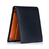 Hot RFID Blocking Carbon Fiber Men's Genuine Leather Wallet With Coin Pocket Slim Purse New Small Money Bag Credit Card Holder 1