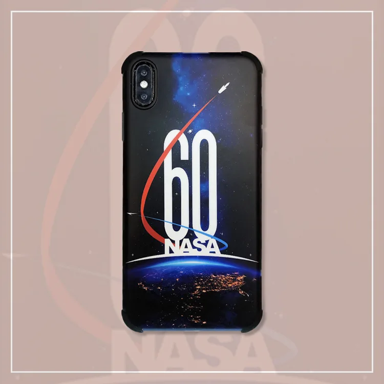Подходит для iPhone X креативные 60 юбилейные часы в Советском стиле НАСА чехол для телефона четыре угла ударопрочный IPhone7/8 plus S