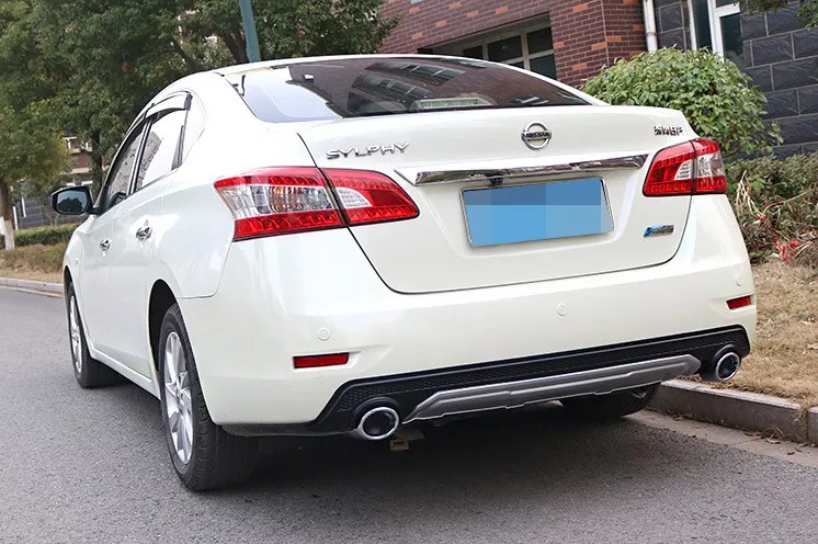 Задний спойлер Sentra 2012 защитные бамперы из АБС пластика для Nissan Sentra|rear spoiler lip|rear lip