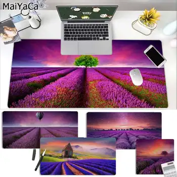 

Maiya Hot Sales Beautiful purple Lavender Large Mouse pad PC Computer mat Free Shipping Large Mouse Pad Keyboards Mat