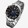 Men Watch Sport Dual movement quartz Stainless Steel Stop Watches LED Digital Watch Waterproof Men clock TVG KM527 ► Photo 1/6