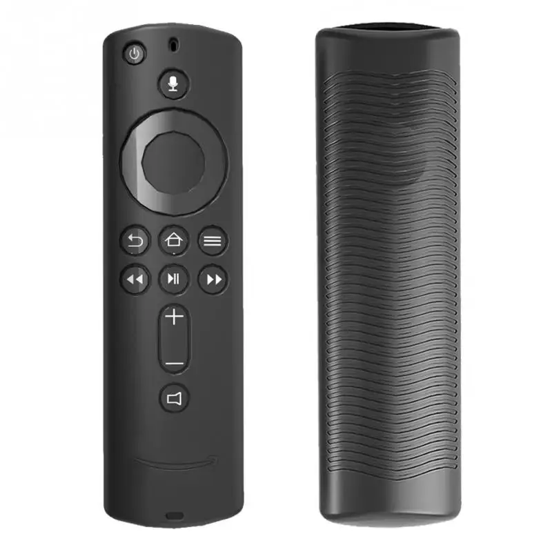 

Soft Silicone Remote Control Cover Lattice Design Home Durable Anti Slip Practical Lightweight For Fire TV Stick 4K 14.5*4*1cm
