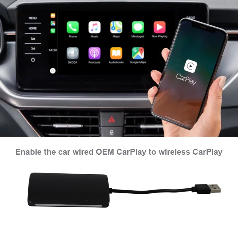 Беспроводной адаптер CarPlay для A3 A4 A5 A6 A7 Q2 Q5 Q7 R8 TT Q8 Cayenne Macan 718 автомобильный OEM