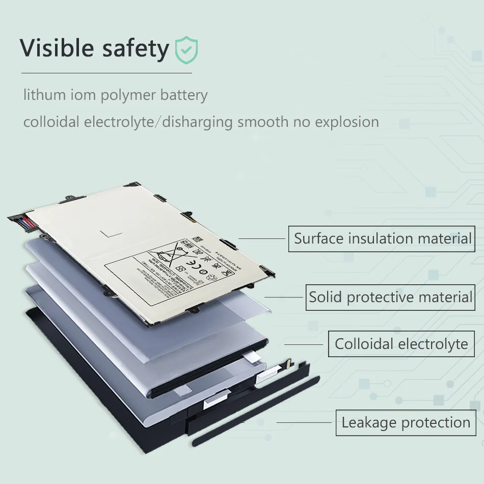 KiKiss Endurable Tablet батарея для Samsung Galaxy Tab 7,7 GT P6800 P6810 SP397281A(1S2P) 5100mAh литий-ионная литиевая батарея