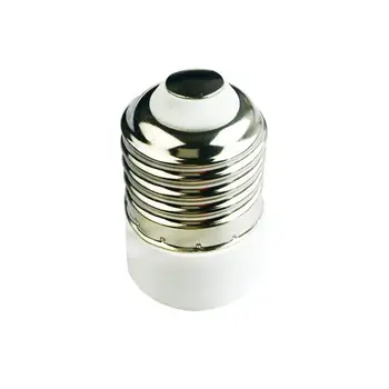 

5pc Lamp Adapter Converter for LED Halogen CFL Light Bulb Lamp E26/27 to E14 Anti-burning Lamp Extender Base