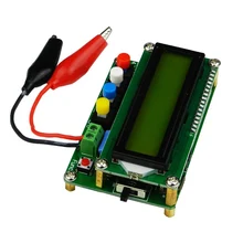 100A ЖК-измеритель емкости индуктивность Настольный тест инструмент цифровой измеритель частоты с тестовым зажимом 8X5X3 см TB распродажа