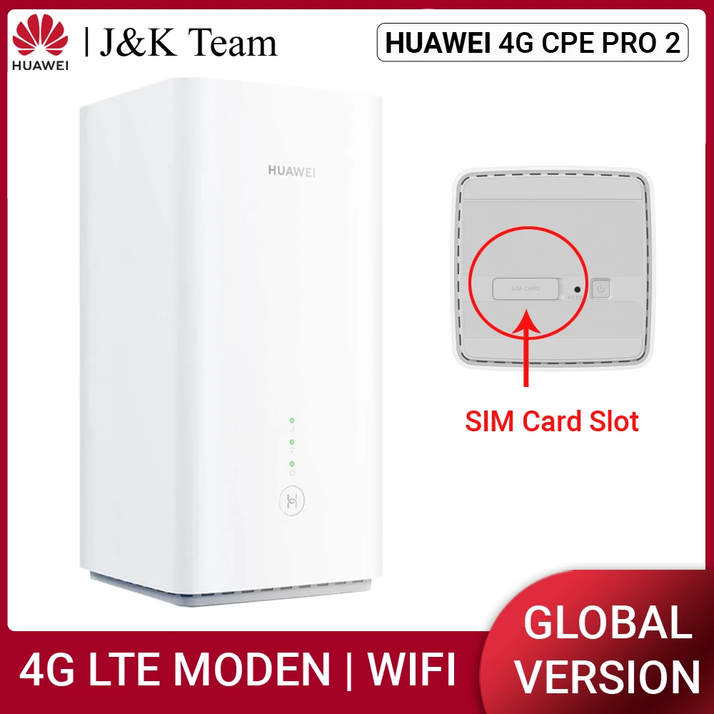 HUAWEI 4G CPE Pro 2,4G Wifi Router with SIM Card,LTE 600 Mbps,Wi Fi
