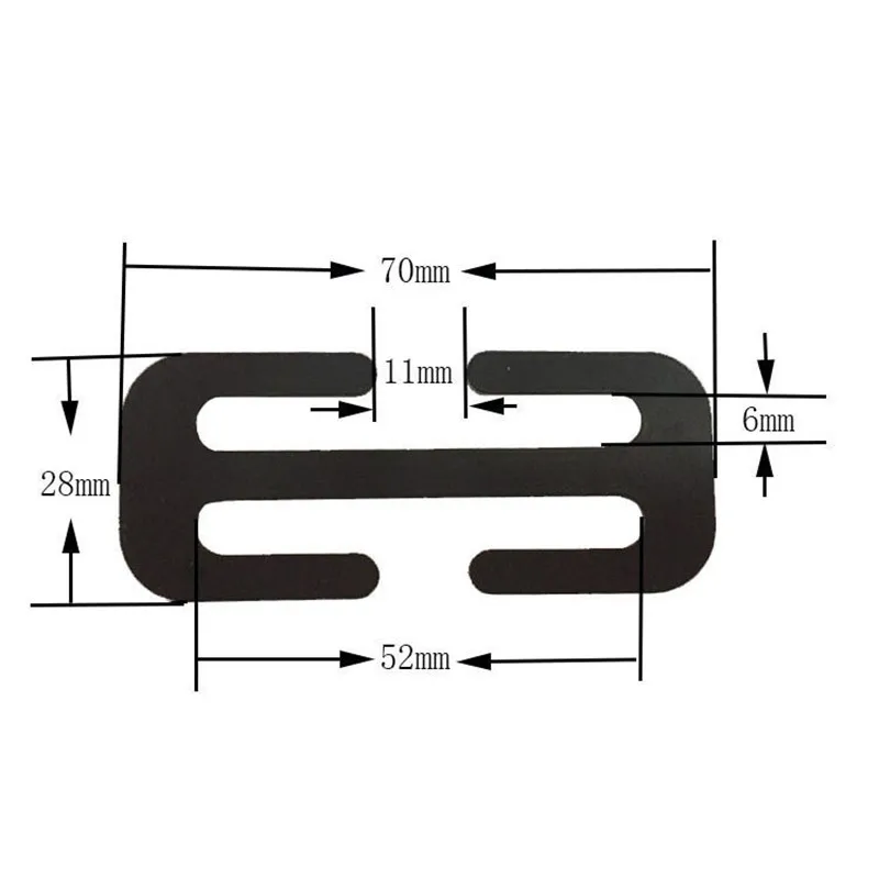 Car Metal Safety Seat Belt Adjuster Automotive Locking Clip Belt Strap Clamp Shoulder Buckle 38MM/52MM For Adult Children