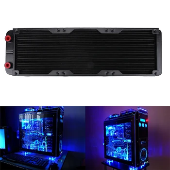 

360mm 18 Tube G1/4 Thread Heat Radiator Exchanger PC Water Cooling System Computer Radiador Heatsink Heat Sink