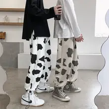 

2021 Trousers Spring And Summer Couples Men's Leisure Printing Korean Loose College Cotton The New Listing Fashion Trend