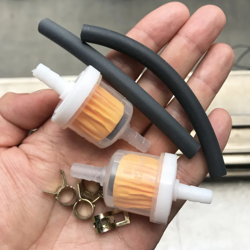 1Set petrol hose pipe with clips universal for 2 stroke mini moto dirt bike quad gas filter