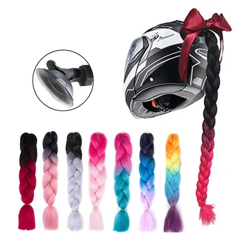 

Motorcycle Ramp Helmet Braids Women Casco Decoration for Kawasaki NINJA 650R ER6F ER6N VERSYS W800 SE Z750S ZX636R ZX6RR