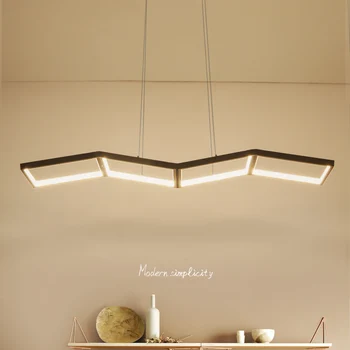 

Living room Modern LED Chandelier Restaurant kitchen Meeting room lighting black white AC110-220V chandelier free shipping