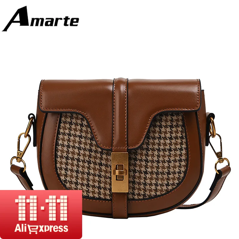 

New Shelves Explosions Hot Women's Shoulder Bag Car Line Craft Stitching Design Ladies Saddle Messenger Bag Luxury Brand Handbag