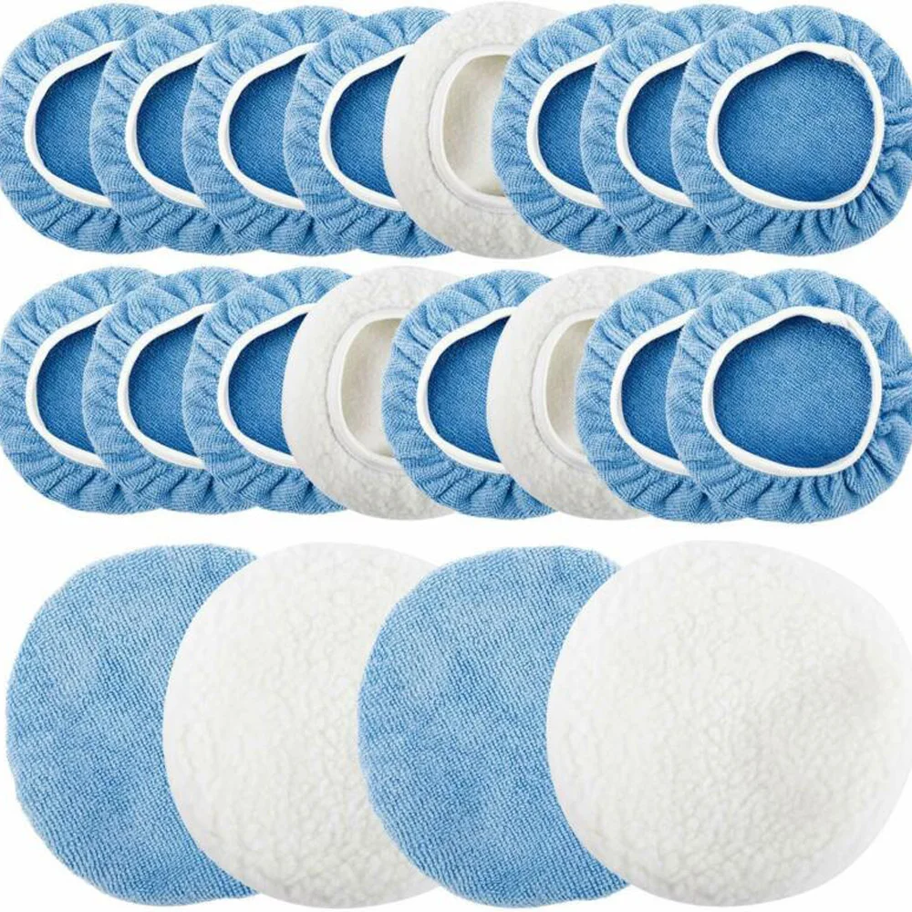 Tampão de Polimento Absorção de Água Bonnets Almofada Microfibra Capa Superfine Mod. 187380 2 Conj. de materiais p/ polimento e moagem