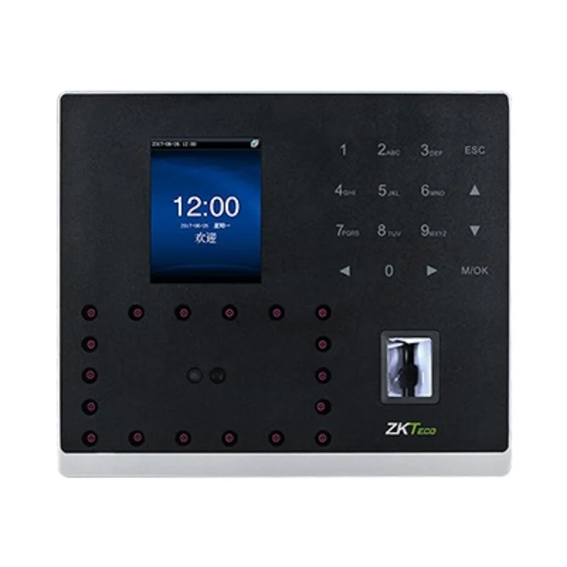 ZK UF560 – Identification par empreinte digitale faciale, temps de présence et Terminal de contrôle d'accès Simple, reconnaissance faciale à écran tactile 2.8 pouces