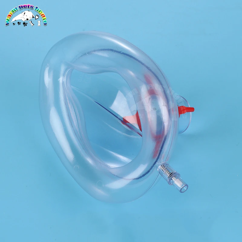 Silicone Artificial Resuscitator Artificial Emergency Ambu Bag Manual Resuscitator with Mask Veterinary Tool 4