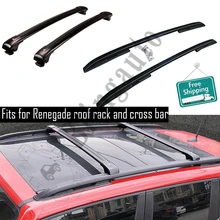 4 шт. алюминиевый передний задний левый правый багажник на крышу, перекладина, перекладина, подходит для J-e-p Renegade