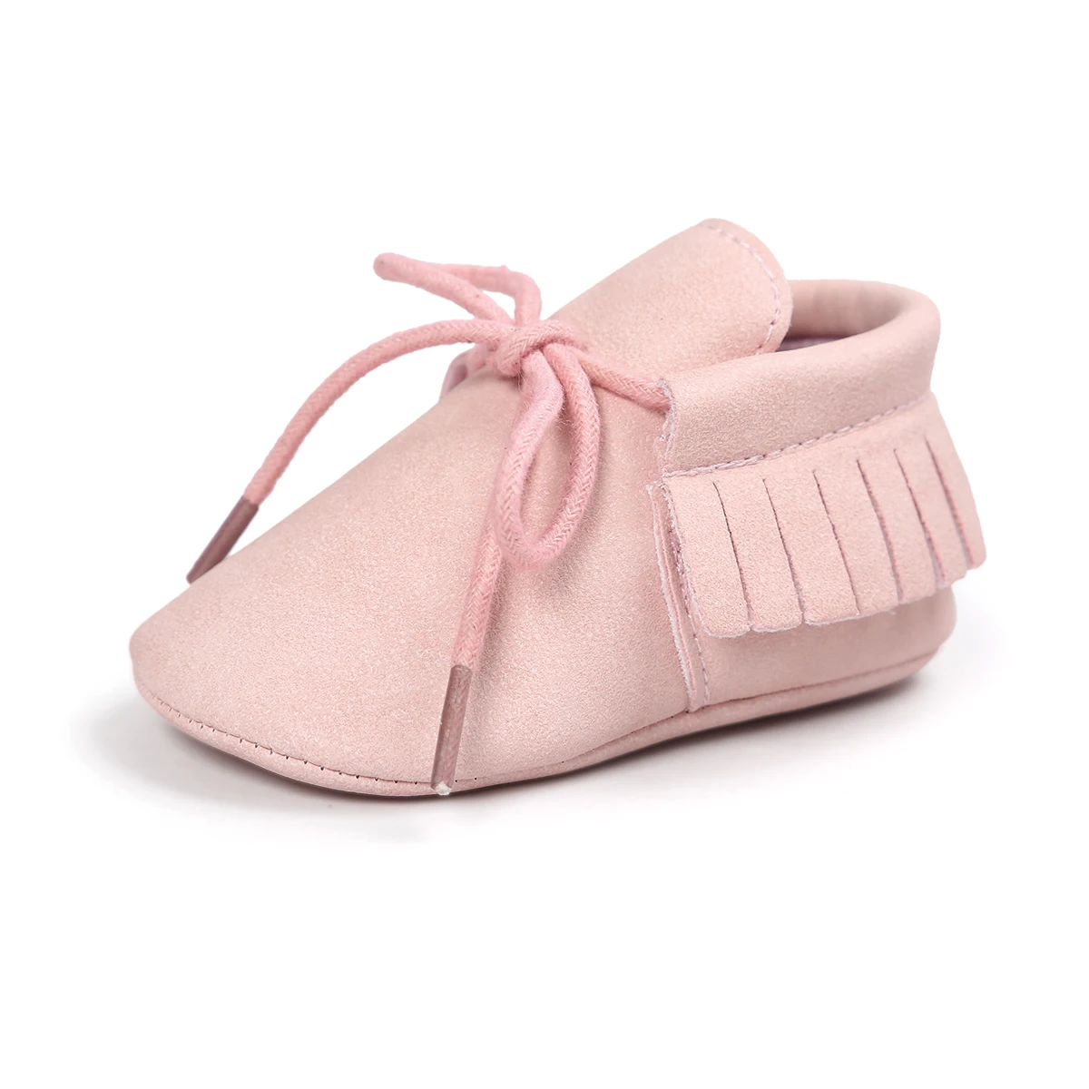 Модные мокасины для новорожденных из искусственной кожи с кисточками; обувь для маленьких мальчиков и девочек с мягкой подошвой кожаные - Цвет: E