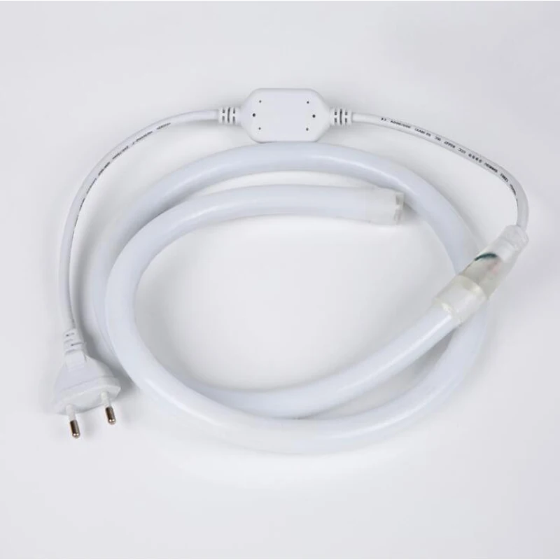 30m/lot Round LED Neon Strip AC220V 240v DC12V 14mm Diameter Round Flex 120pcs 2835/m 360 Degree Lighting Neon Flexible Strip