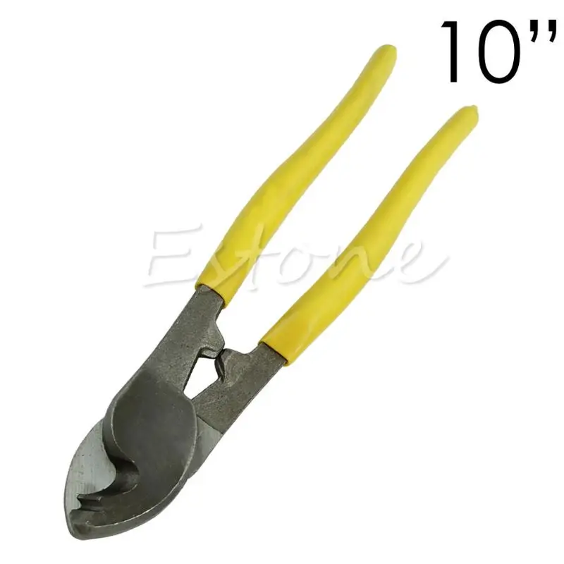 

Drop Shipping Electric 10" Cable Cutter Plier Handle Plastic Wire Stripper Cutting Tool