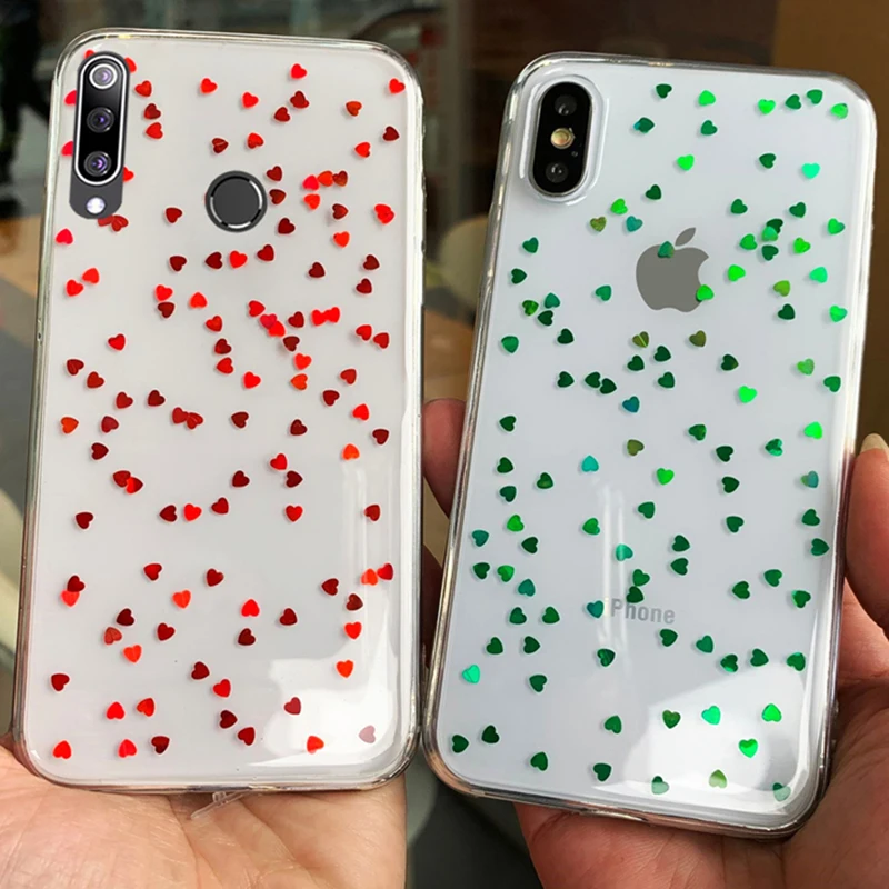 Чехол с блестками для huawei p20 p30 p10 p9 lite mate 10 20 pro honor 8x max 10i 9 y9 2019 p умный прозрачный