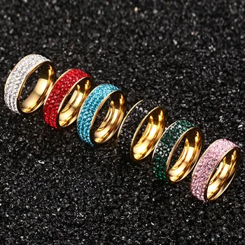 

Titanium steel golden index finger ring female tide fashion personality network red retro niche design single ring