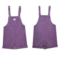 HI-FASHION Summer Vintage Purple Jean Jumpsuit Women Cotton Wide Legs Bib Female Overalls Woman Personality Denim Rompers - Image 6