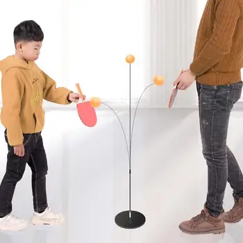 

Indoor Table Tennis Trainer Elastic Soft Shaft Ping Pong Racket Base Training Set