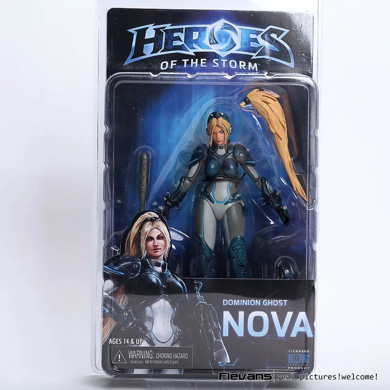 NECA &quotHeroes of The Storm&quot власть призрак NOVA ПВХ движущаяся фигурка Коллекционная